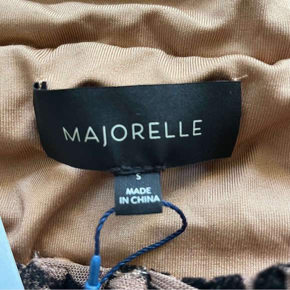 Majorelle Tabitha Ruched Bodycon Midi Dress Leopard Print Size Small - Picture 8 of 14